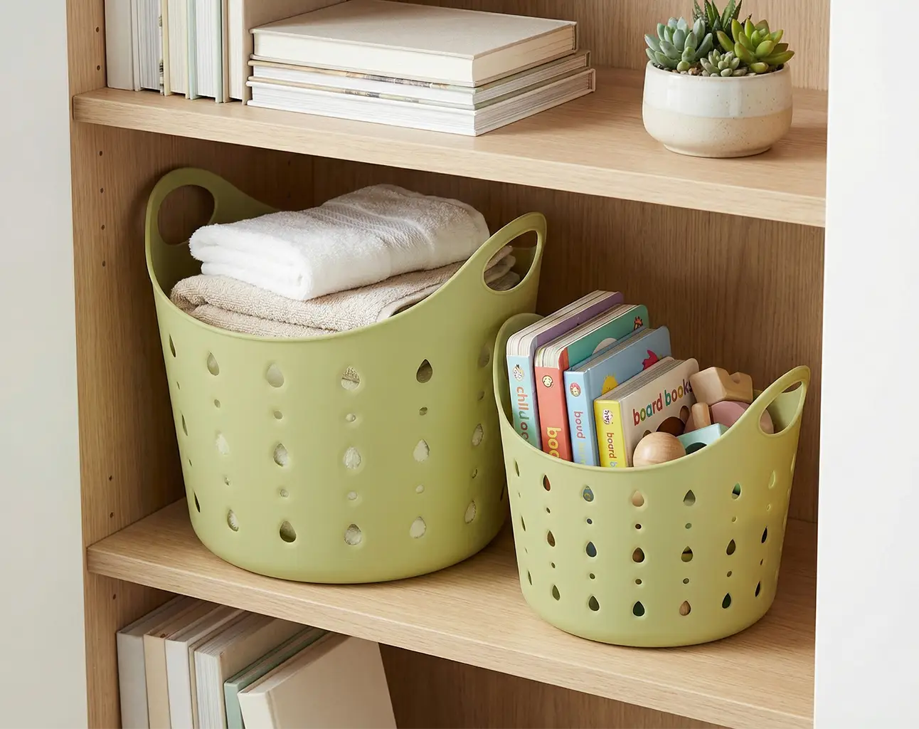 Пластиковая корзина с перфорацией — Фото 1.webp